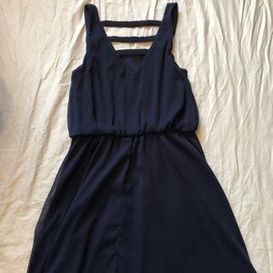 Navy Blue flowy dress
